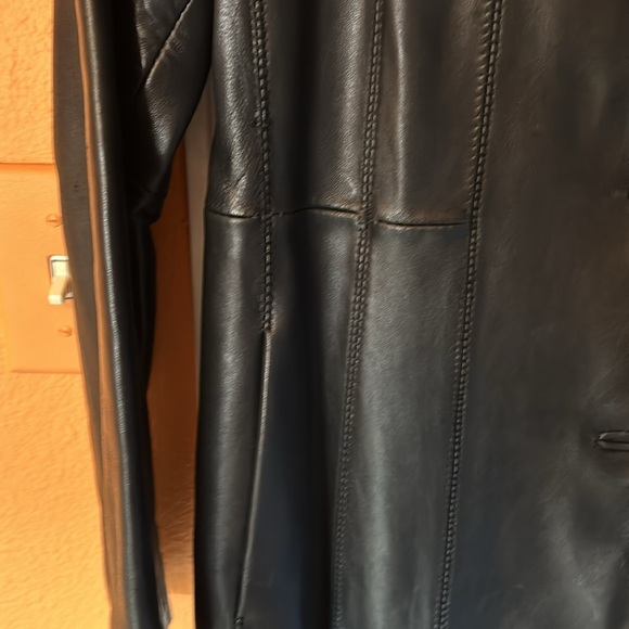 Black SOFT leather jacket - Picture 4 of 5